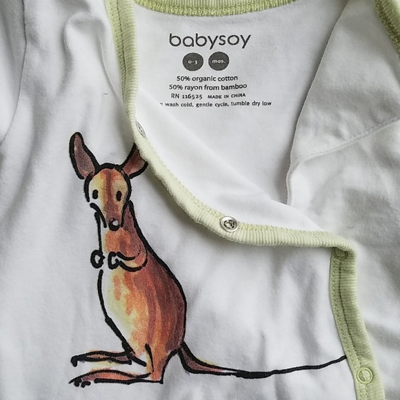 Babysoy kangaroo organic sleeper, 0-3 months - Picture 3 of 4